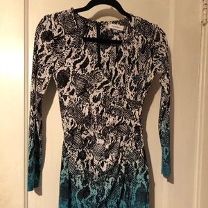 Calvin Klein Faux-Wrap Dress